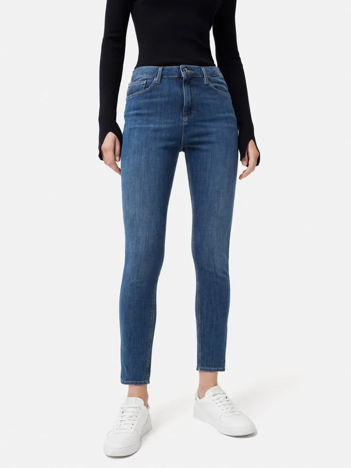 Jigsaw Richmond Skinny Jean Vintage Mid Blue Women Denim