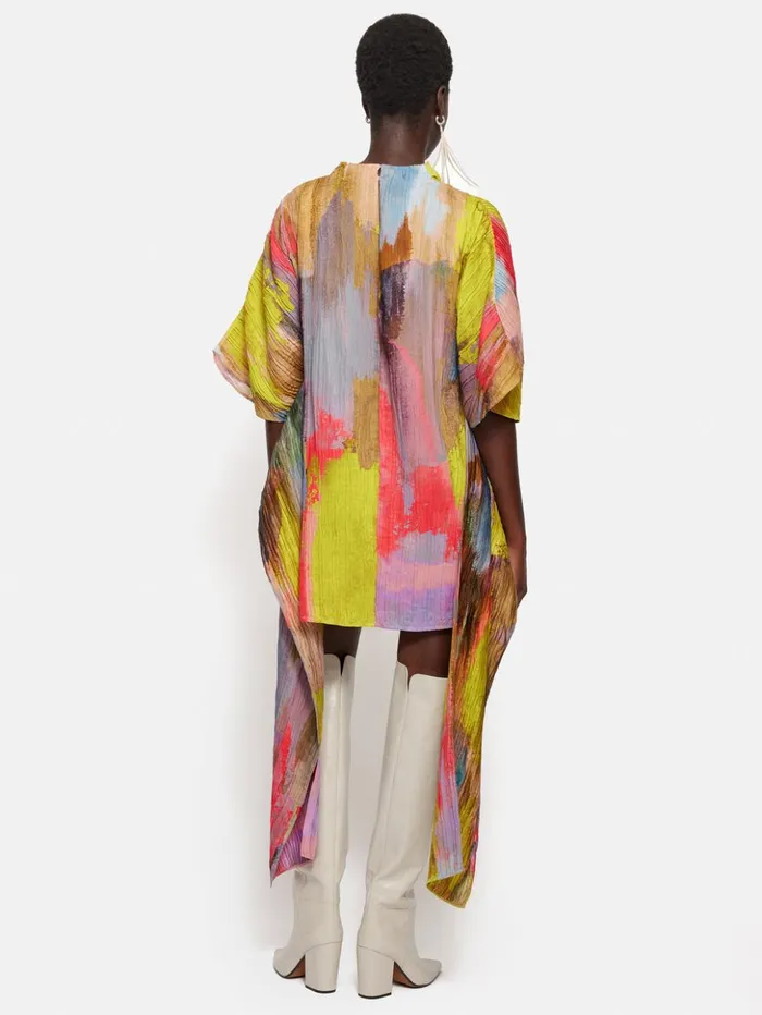 Jigsaw Roksanda Plisse Knotted Tabard Multi Women Dresses and Jumpsuits