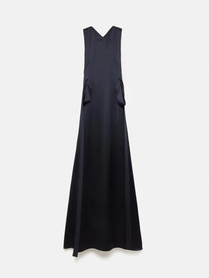 Jigsaw Roksanda Slip Maxi Dress Navy Women Dresses and Jumpsuits