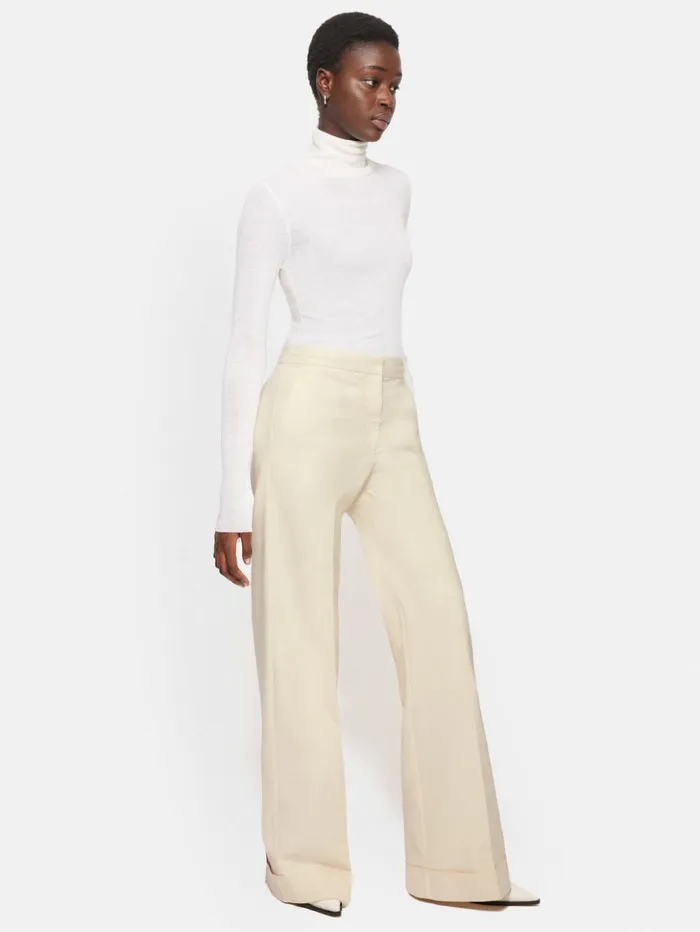 Jigsaw Roksanda Straight Leg Trouser Cream Women Trousers