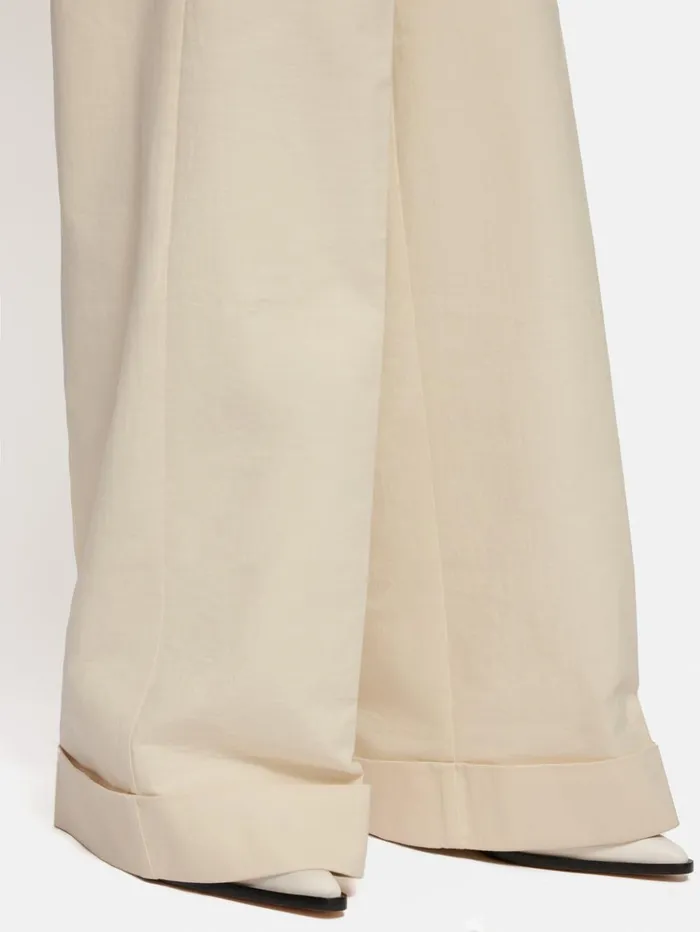 Jigsaw Roksanda Straight Leg Trouser Cream Women Trousers