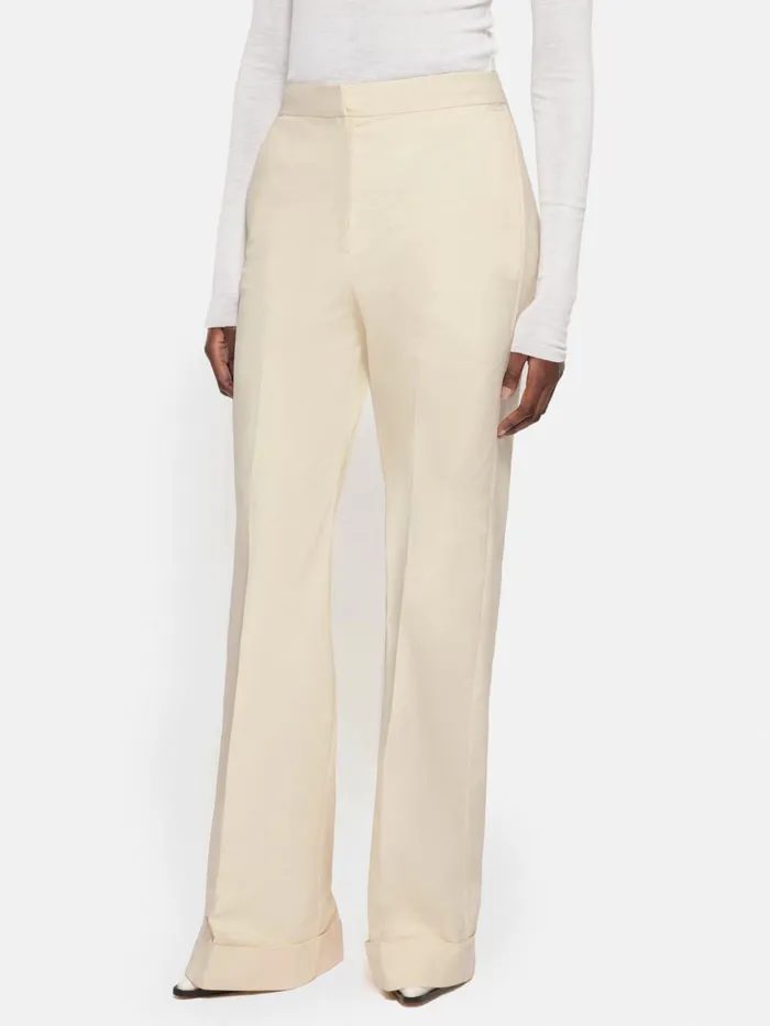 Jigsaw Roksanda Straight Leg Trouser Cream Women Trousers