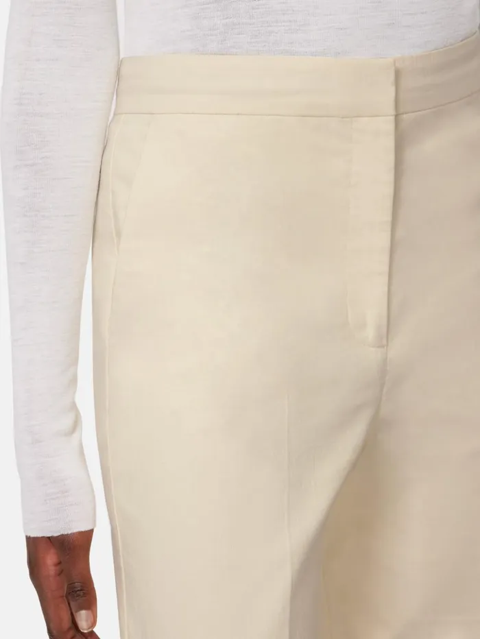 Jigsaw Roksanda Straight Leg Trouser Cream Women Trousers