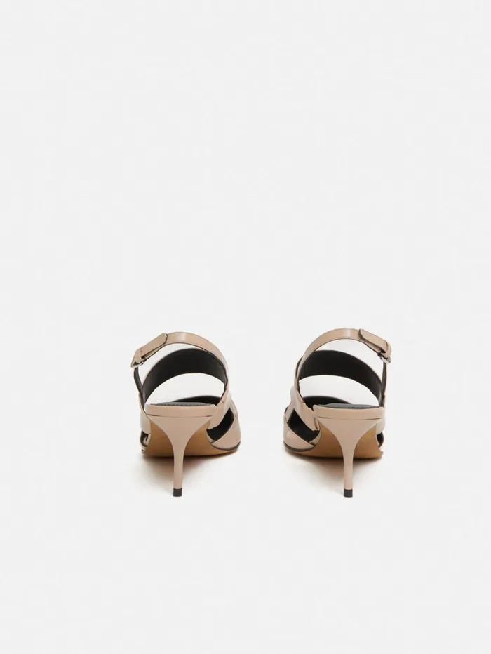 Jigsaw Russo Kitten Heel Beige Women Heels