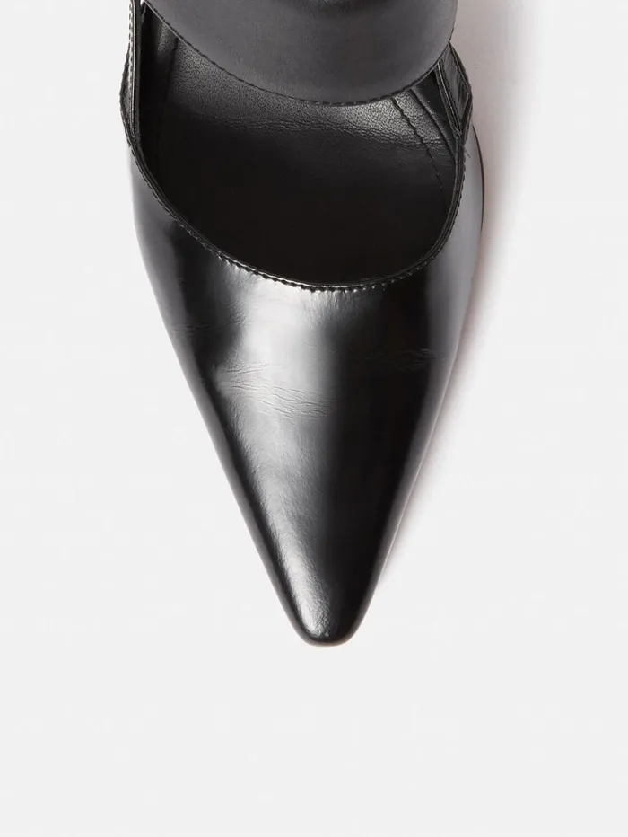Jigsaw Russo Kitten Heel Black Women Heels