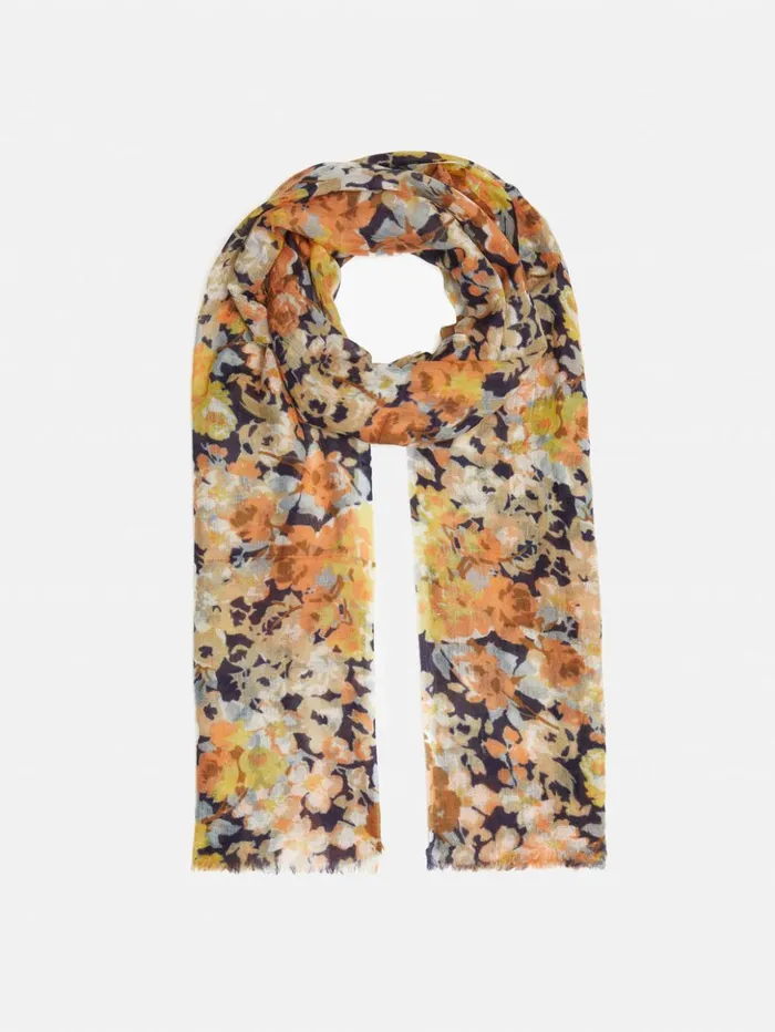 Jigsaw Sheer Petal Gauze Scarf Multi Women Ponchos and Scarves