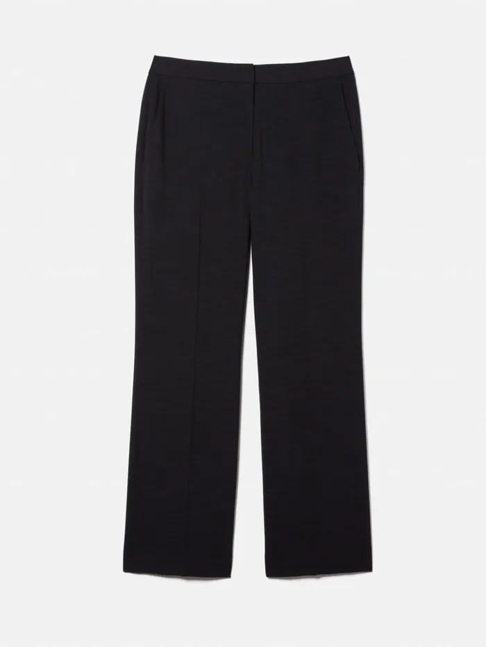 Jigsaw Short Crosshatch Mason Trouser Navy Women Trousers