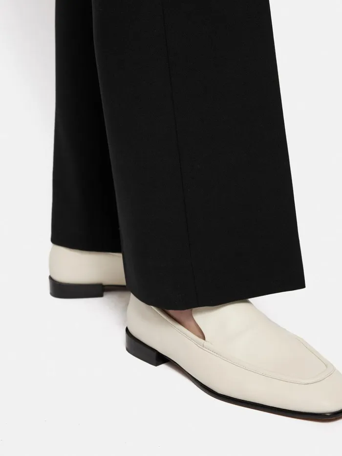 Jigsaw Short Fluid Twill Mason Trousers Black Women Trousers