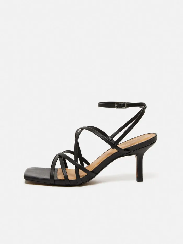 Jigsaw Sofia Heeled Sandal Black Women Heels