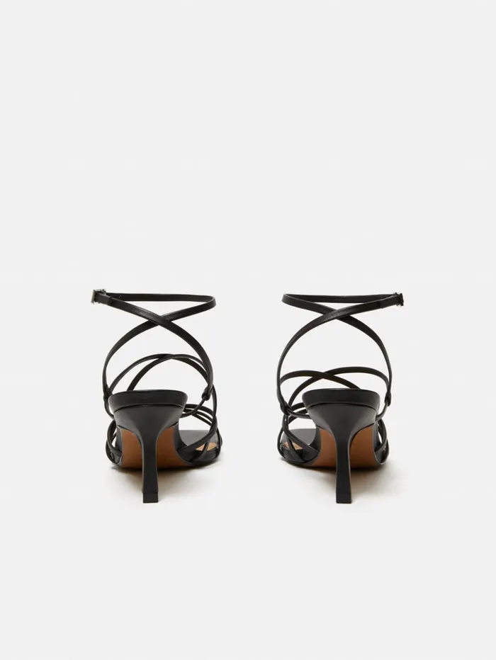Jigsaw Sofia Heeled Sandal Black Women Heels