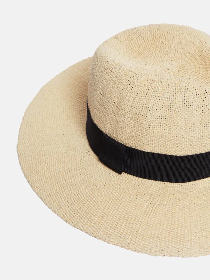 Jigsaw Straw Fedora Natural Women Hats