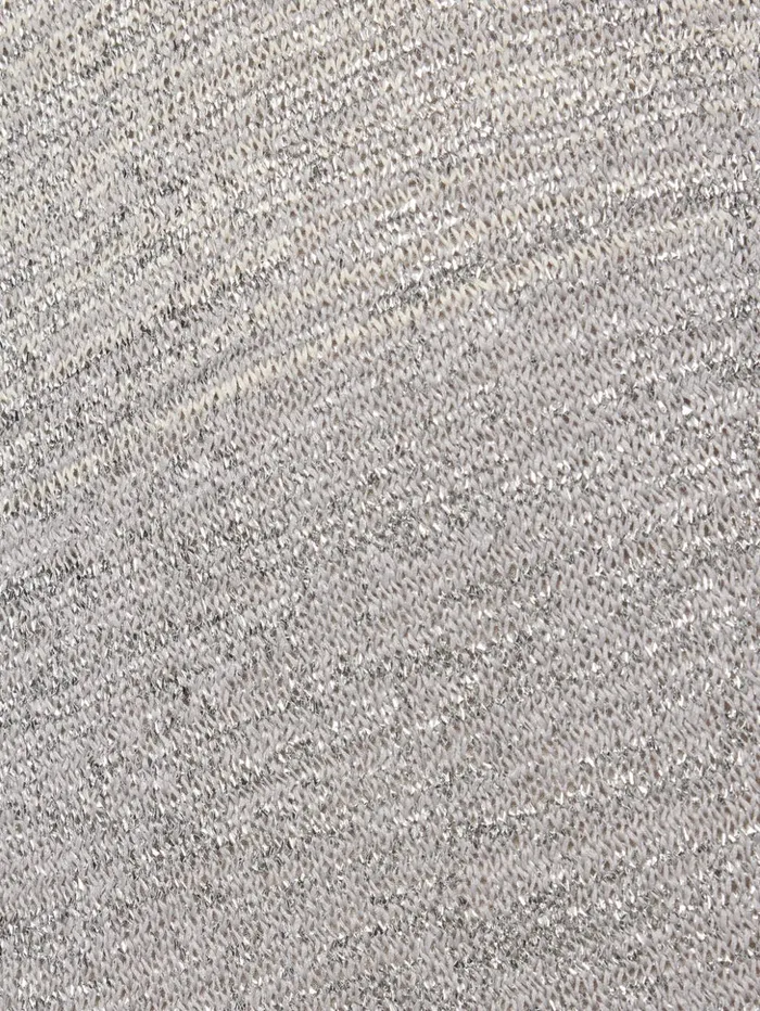 Jigsaw Summer Sparkle Knitted Dress Silver Women Dresses and Jumpsuits