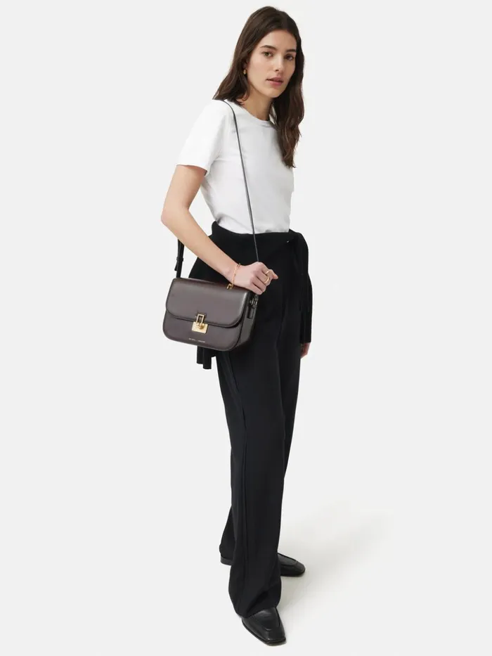 Jigsaw Supima Cotton Crew Neck Tee White Women Shirts and Tops