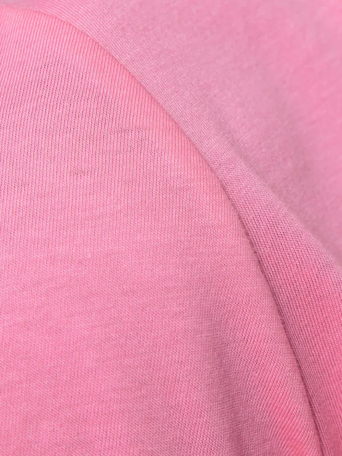 Jigsaw Supima Cotton Scoop Neck Tee Pop Pink Women Shirts and Tops