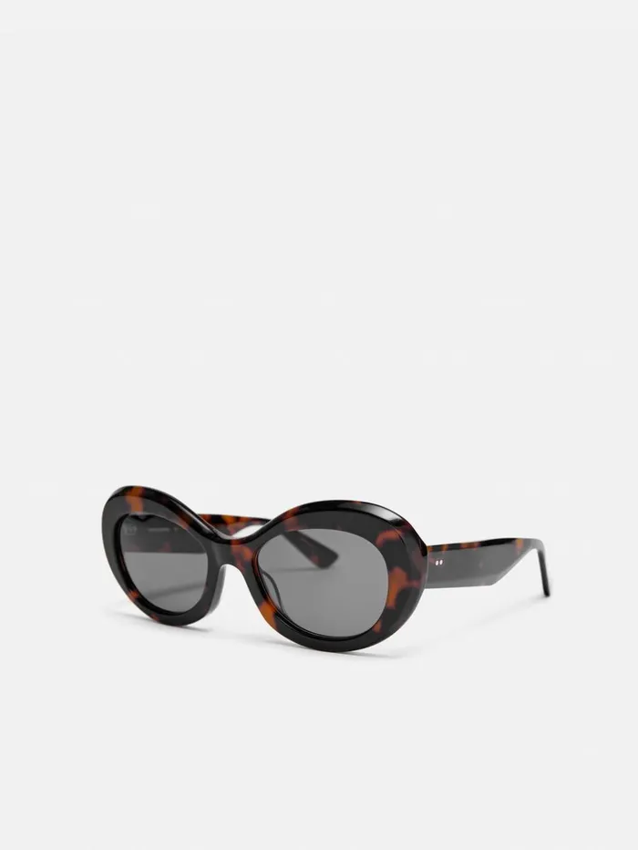 Jigsaw Upton Oval Sunglasses Tortoiseshell Women Sunglasses