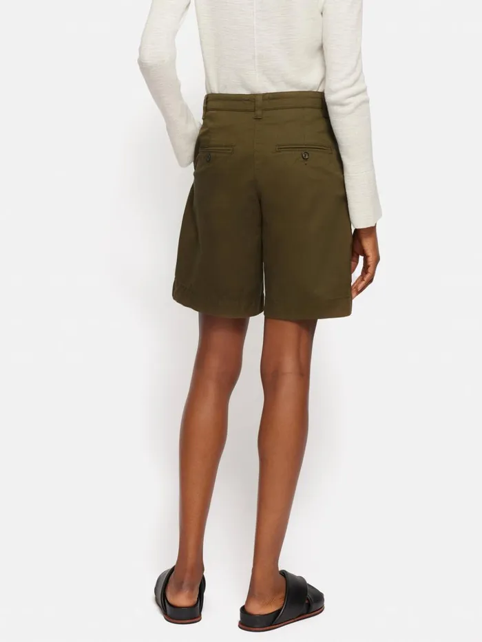 Jigsaw Washed Chino Short Khaki Women Shorts