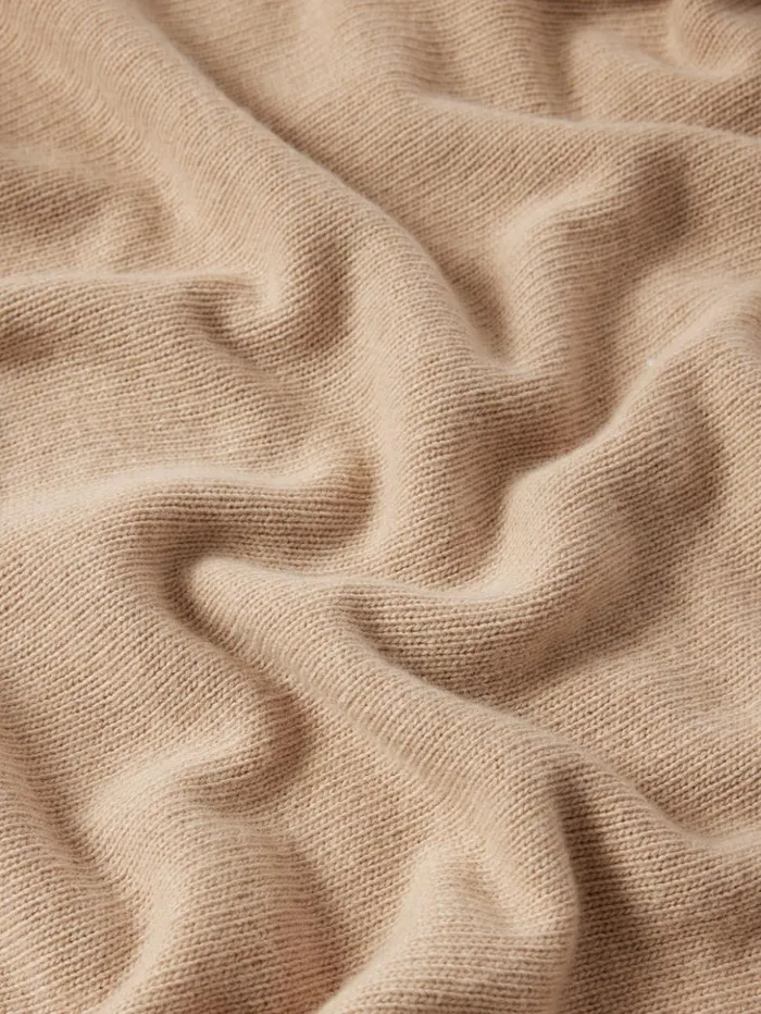 Jigsaw Wool Cashmere Blend Drape Poncho Beige Women Ponchos and Scarves
