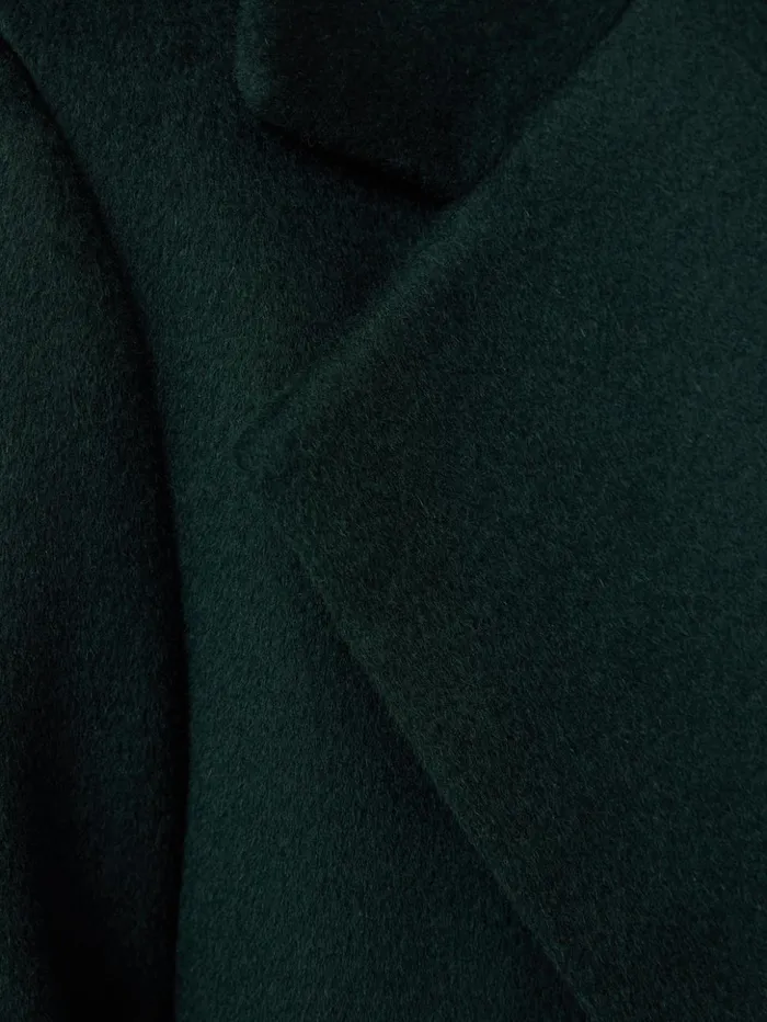 Jigsaw Wool Maxi City Coat Green Women Coats and Jackets