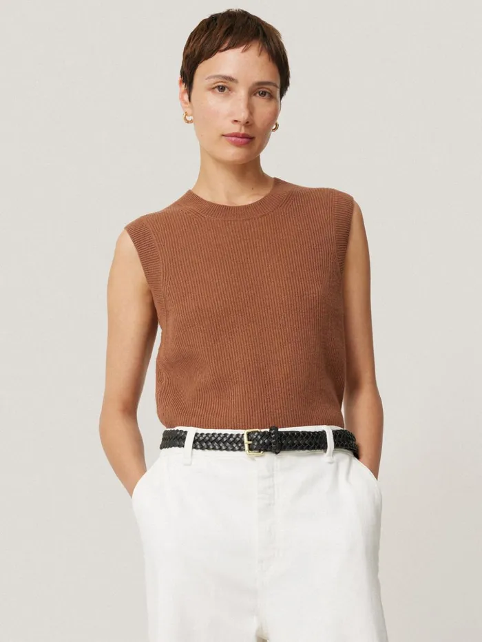 Jigsaw Woven Leather Belt Black Women Leather