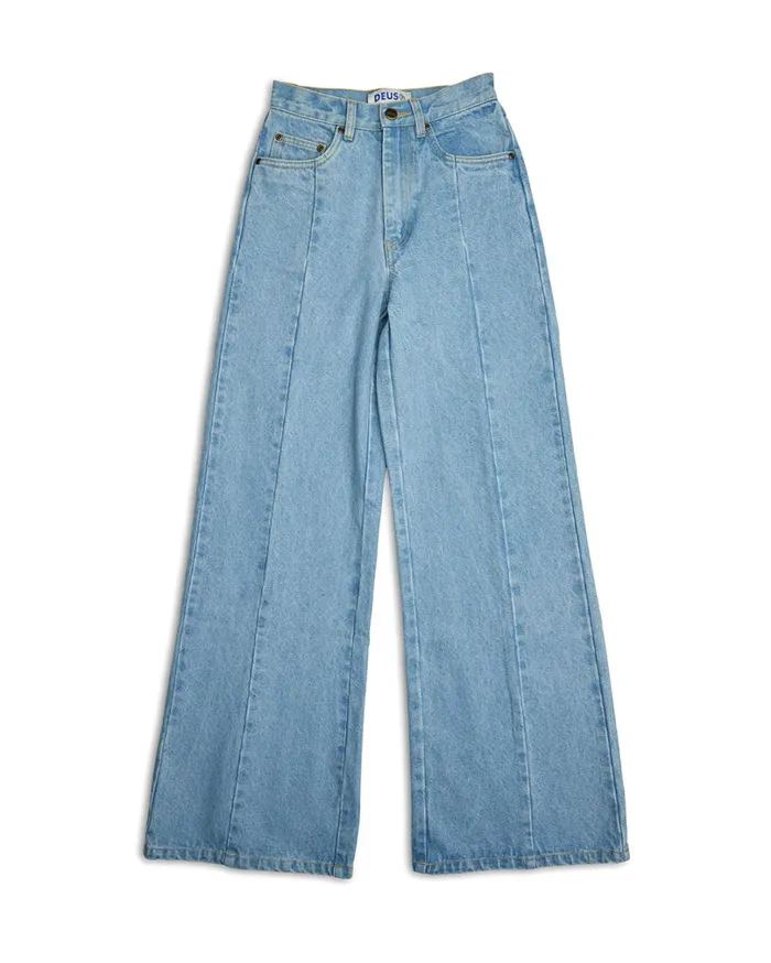 Jiro Jean 8211 Lt Stonewash Indigo Women Deus Ex Machina Bottoms Jiro Jean 8211 Lt Stonewash Indigo Women Deus Ex Machina Bottoms