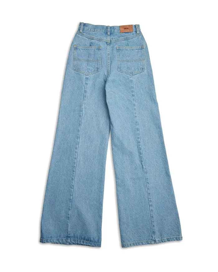 Jiro Jean 8211 Lt Stonewash Indigo Women Deus Ex Machina Bottoms Jiro Jean 8211 Lt Stonewash Indigo Women Deus Ex Machina Bottoms