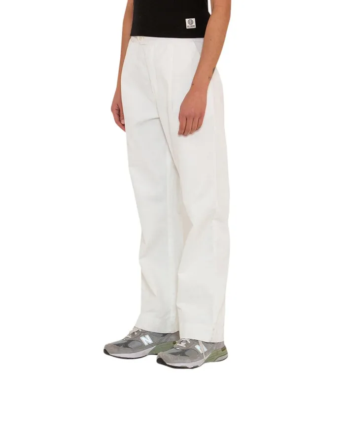 Juliette Pleat Pant Relaxed Fit 8211 Bleach White Women Deus Ex Machina Bottoms Juliette Pleat Pant Relaxed Fit 8211 Bleach White Women Deus Ex Machina Bottoms