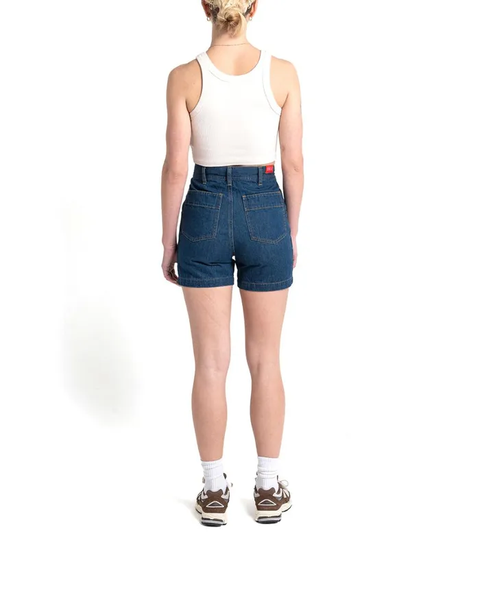 Kaiman Short Vintage 8211 Blue Denim Men Deus Ex Machina Shorts Kaiman Short Vintage 8211 Blue Denim Men Deus Ex Machina Shorts