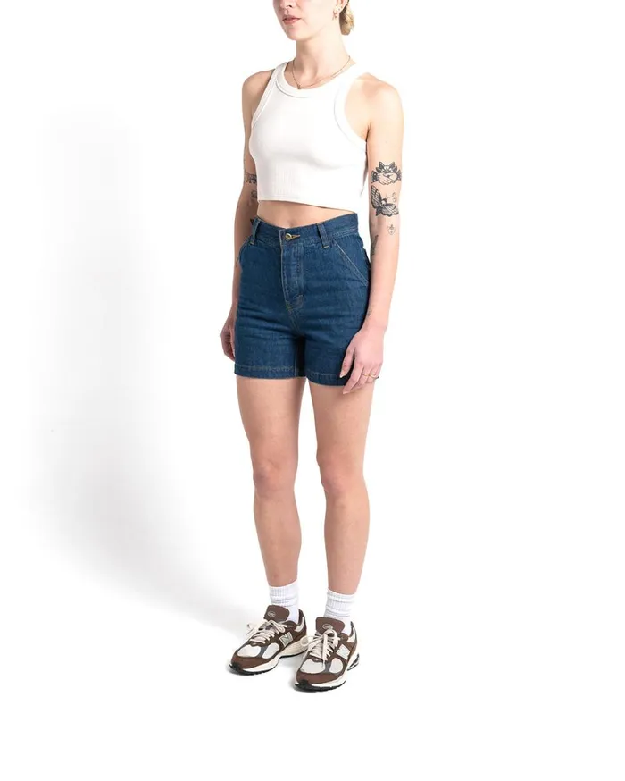 Kaiman Short Vintage 8211 Blue Denim Men Deus Ex Machina Shorts Kaiman Short Vintage 8211 Blue Denim Men Deus Ex Machina Shorts