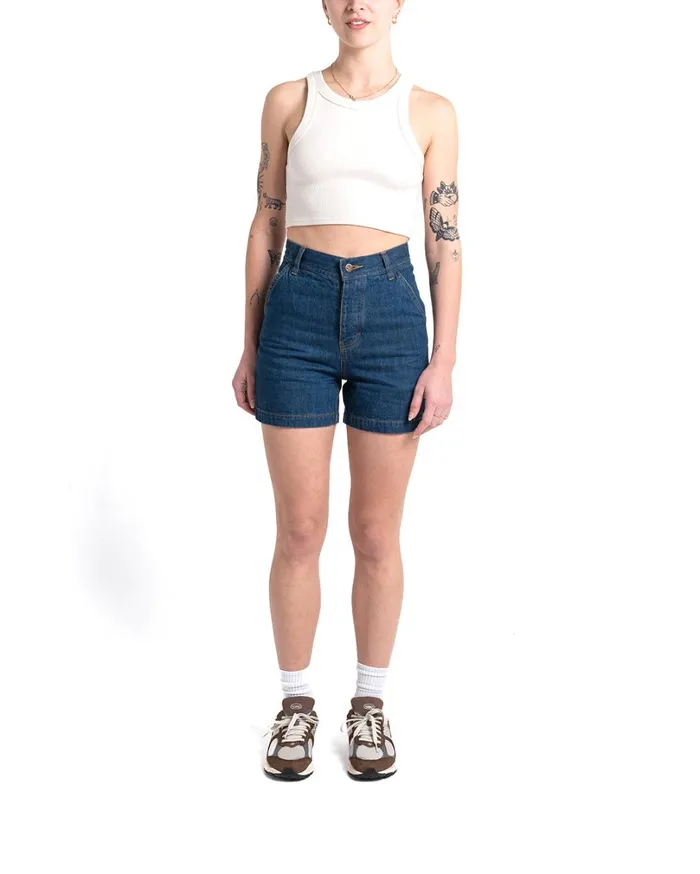 Kaiman Short Vintage 8211 Blue Denim Men Deus Ex Machina Shorts Kaiman Short Vintage 8211 Blue Denim Men Deus Ex Machina Shorts
