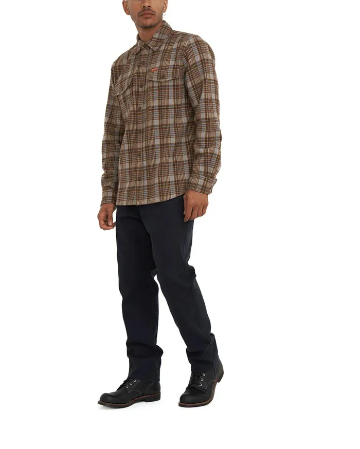 Kalyn Check Shirt 8211 Brown Check Men Deus Ex Machina Shirts Kalyn Check Shirt 8211 Brown Check Men Deus Ex Machina Shirts