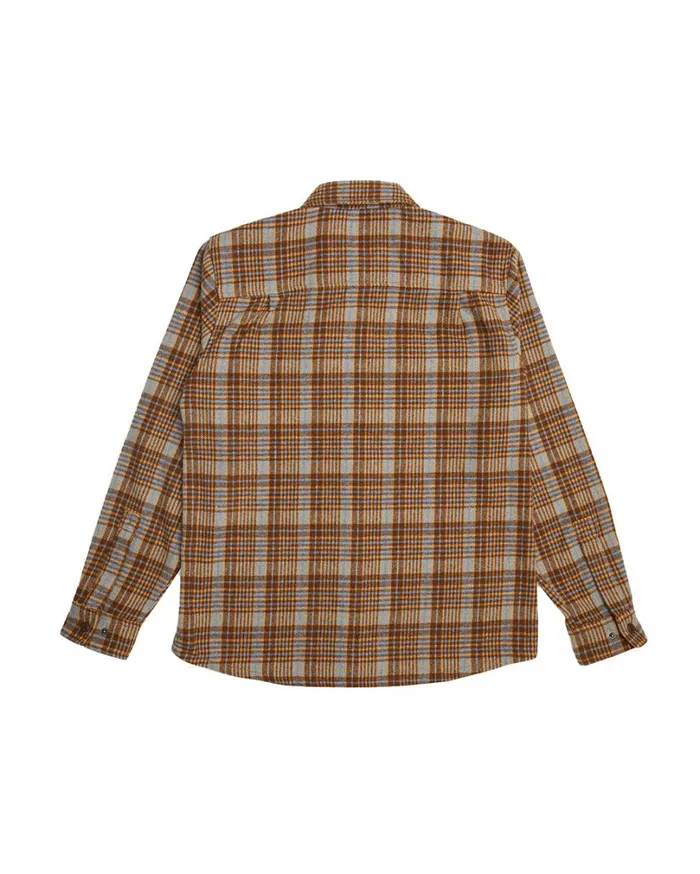 Kalyn Check Shirt 8211 Brown Check Men Deus Ex Machina Shirts Kalyn Check Shirt 8211 Brown Check Men Deus Ex Machina Shirts
