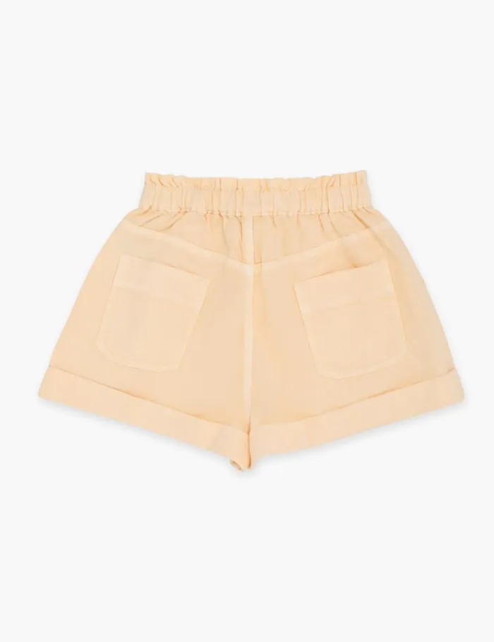 Kids Clothing Zimmermann August Utility Denim Short Macaroon