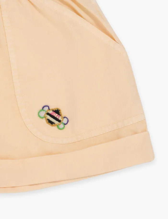 Kids Clothing Zimmermann August Utility Denim Short Macaroon