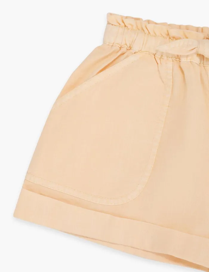 Kids Clothing Zimmermann August Utility Denim Short Macaroon
