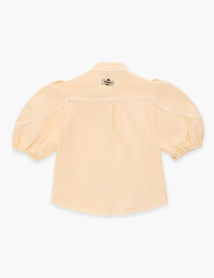 Kids Denim Zimmermann August Utility Denim Top Macaroon