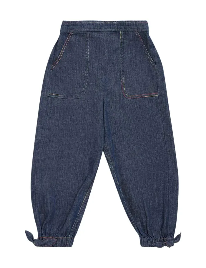 Kids Denim Zimmermann Ottie Denim Pant Blue Lagoon