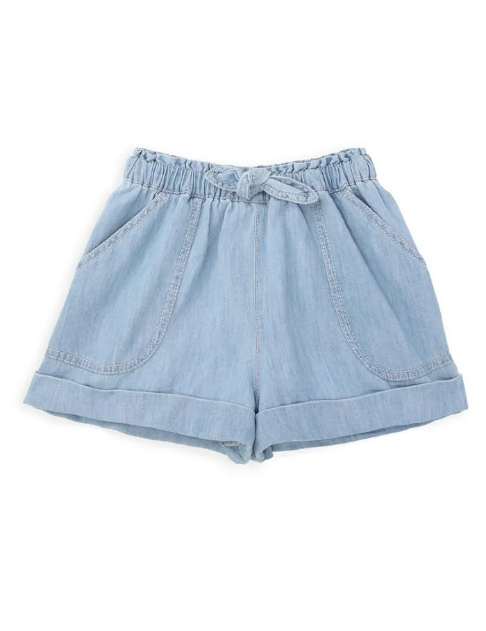 Kids Denim Zimmermann Waverly Utility Denim Short Blueberry