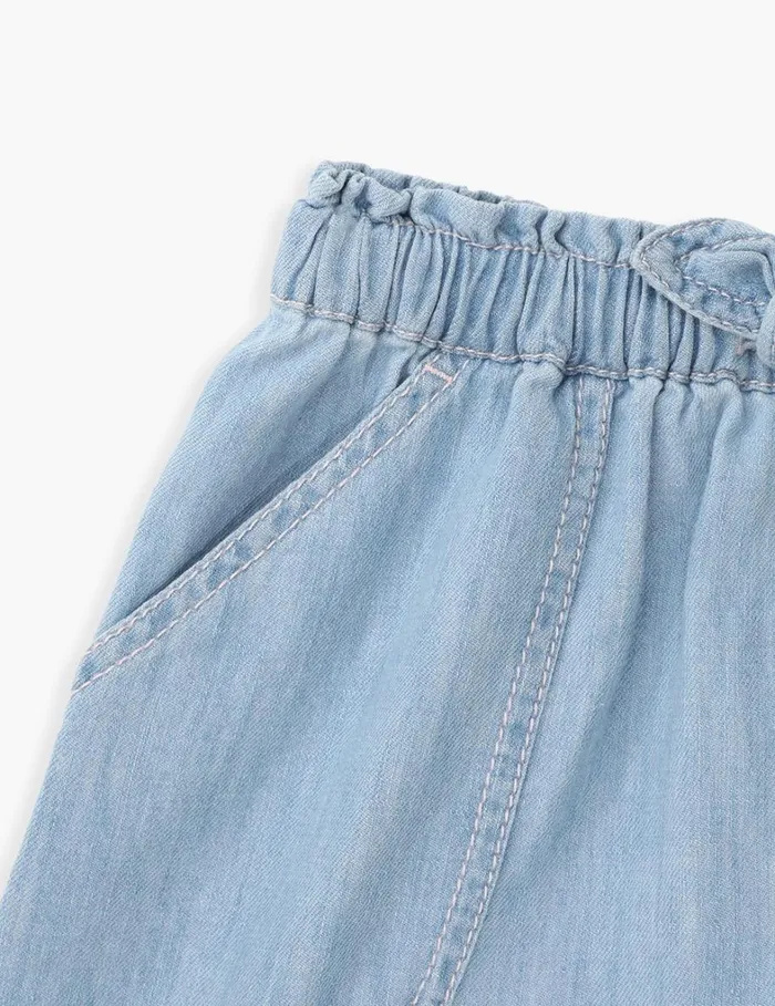 Kids Denim Zimmermann Waverly Utility Denim Short Blueberry