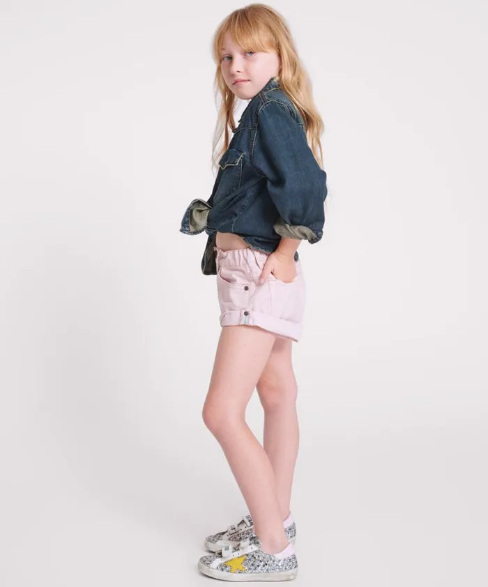 Kids One Teaspoon Kids BLUSH KIDS BANDIT SHORTS Kids One Teaspoon Kids BLUSH KIDS BANDIT SHORTS
