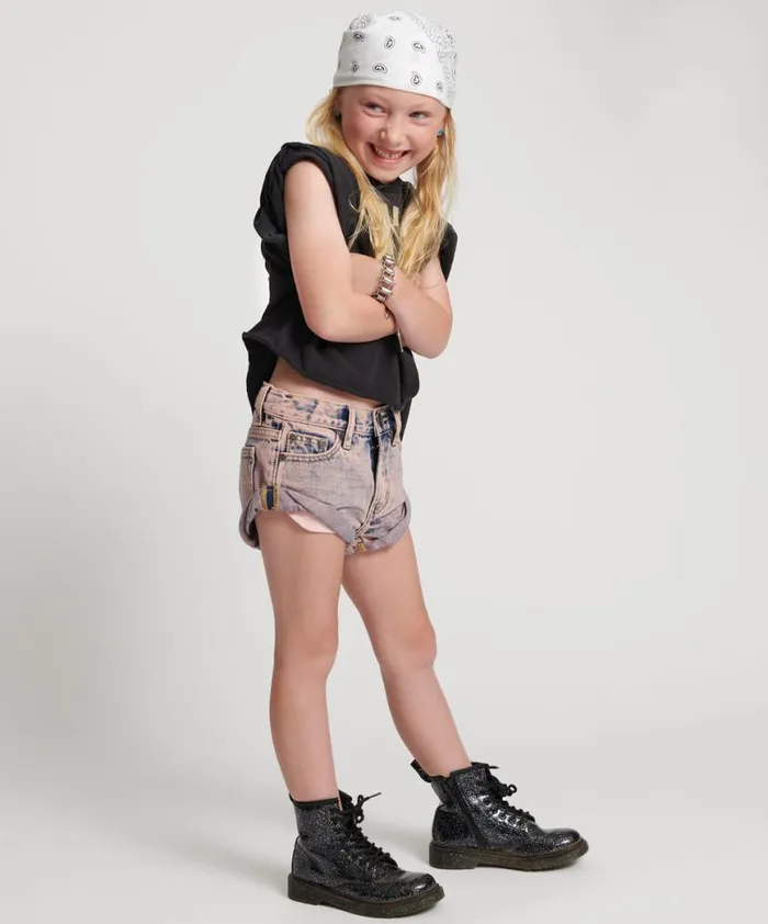 Kids One Teaspoon Kids DUSTY KIDS BANDIT DENIM SHORTS Kids One Teaspoon Kids DUSTY KIDS BANDIT DENIM SHORTS
