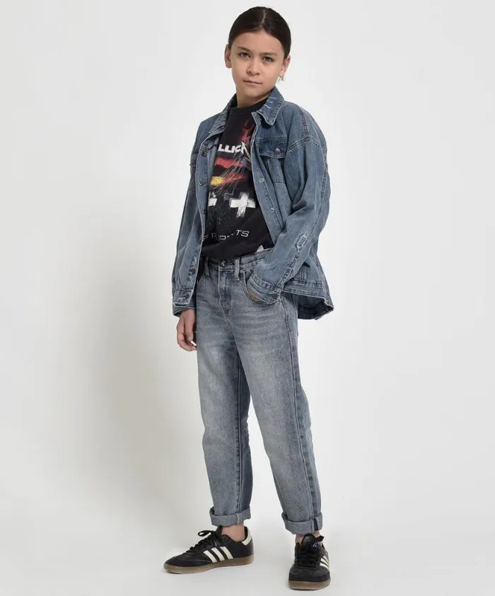 Kids One Teaspoon Kids KIDS AWESOME BAGGIES STRAIGHT LEG JEAN