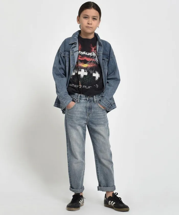 Kids One Teaspoon Kids KIDS AWESOME BAGGIES STRAIGHT LEG JEAN Kids One Teaspoon Kids KIDS AWESOME BAGGIES STRAIGHT LEG JEAN