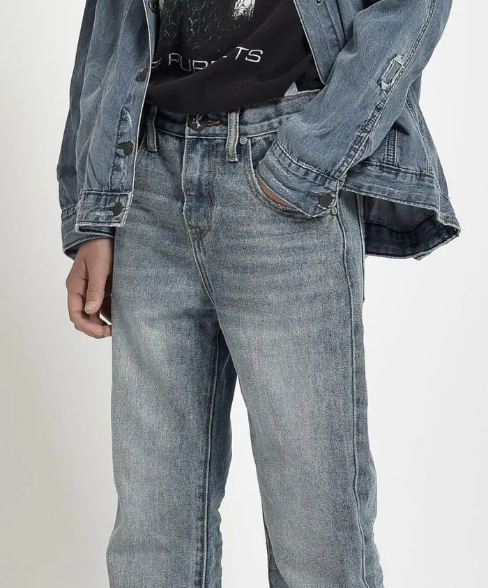 Kids One Teaspoon Kids KIDS AWESOME BAGGIES STRAIGHT LEG JEAN Kids One Teaspoon Kids KIDS AWESOME BAGGIES STRAIGHT LEG JEAN