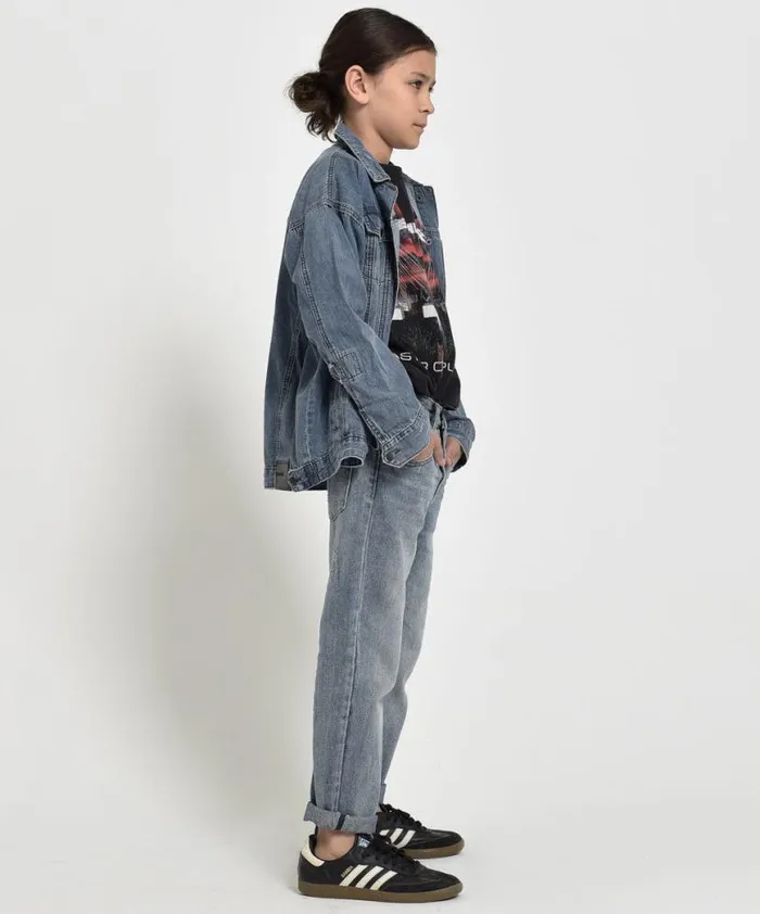 Kids One Teaspoon Kids KIDS AWESOME BAGGIES STRAIGHT LEG JEAN Kids One Teaspoon Kids KIDS AWESOME BAGGIES STRAIGHT LEG JEAN