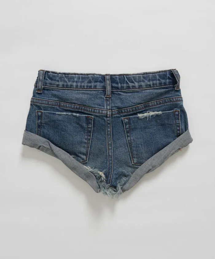 Kids One Teaspoon Kids KIDS BANDITS DENIM SHORT BLUE Kids One Teaspoon Kids KIDS BANDITS DENIM SHORT BLUE
