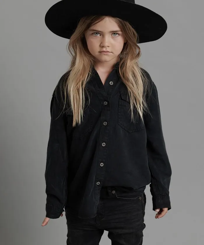 Kids One Teaspoon Kids KIDS FOX BLACK ORGINAL LIBERTY SHIRT