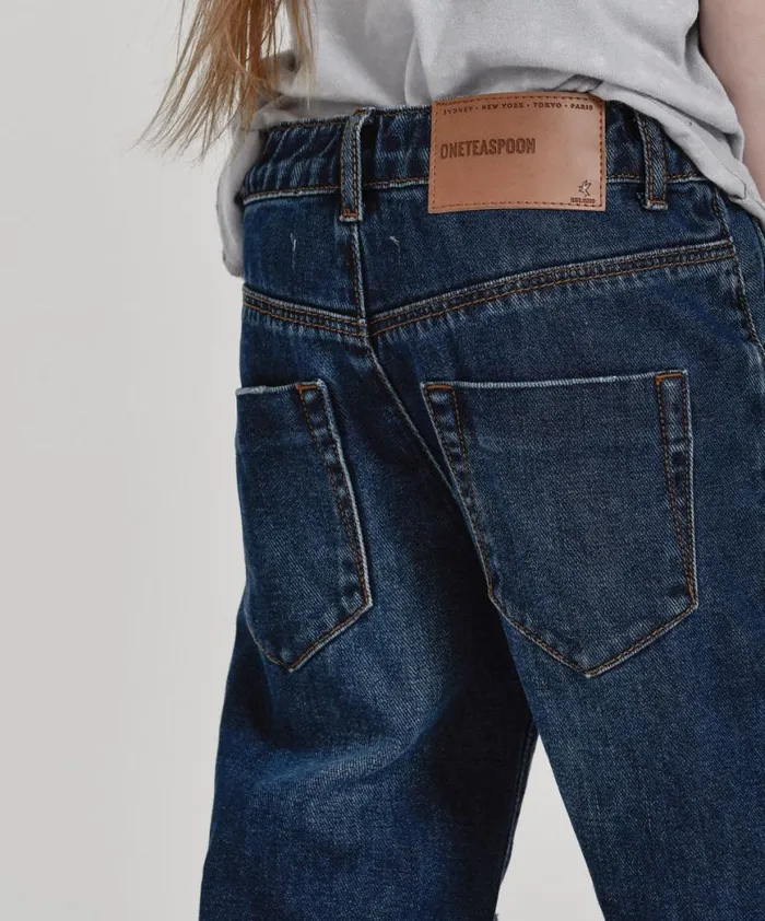 Kids One Teaspoon Kids KIDS HOOLIGANS LOW WAIST RELAXED STRAIGHT LEG JEAN Kids One Teaspoon Kids KIDS HOOLIGANS LOW WAIST RELAXED STRAIGHT LEG JEAN