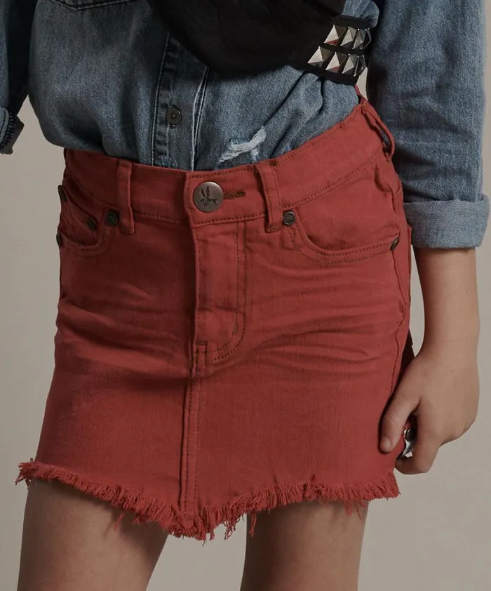 Kids One Teaspoon Kids KIDS RED PUNK 2020 MINI SKIRT Kids One Teaspoon Kids KIDS RED PUNK 2020 MINI SKIRT
