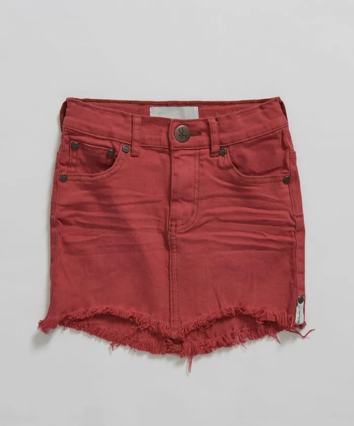Kids One Teaspoon Kids KIDS RED PUNK 2020 MINI SKIRT Kids One Teaspoon Kids KIDS RED PUNK 2020 MINI SKIRT