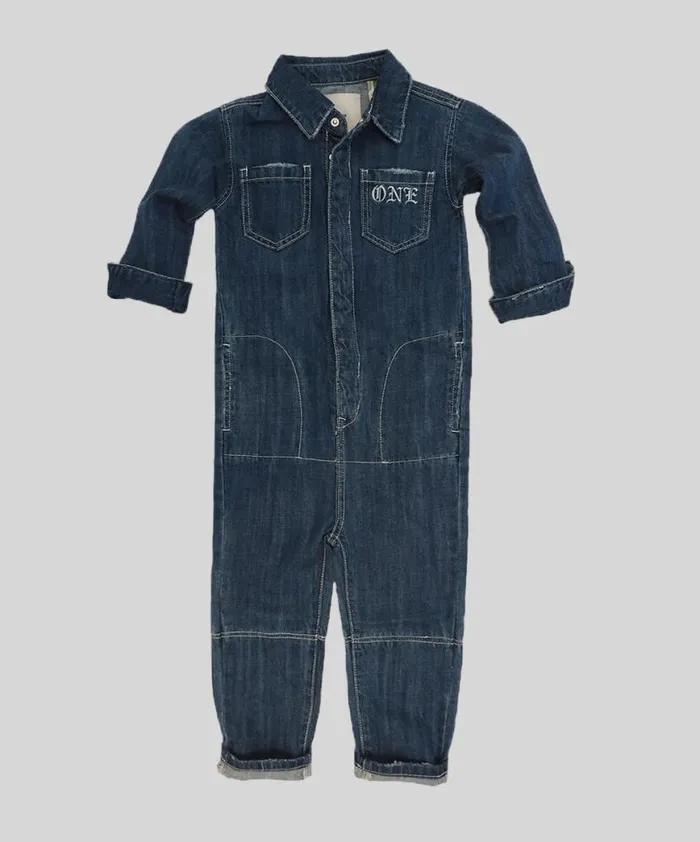 Kids One Teaspoon Kids KIDS RODEO BLUE PARADISE UTILITY SUIT